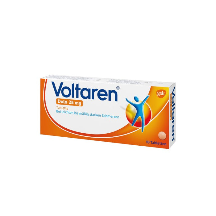 Voltaren Dolo 25 mg Tabletten, 10 St. Tabletten