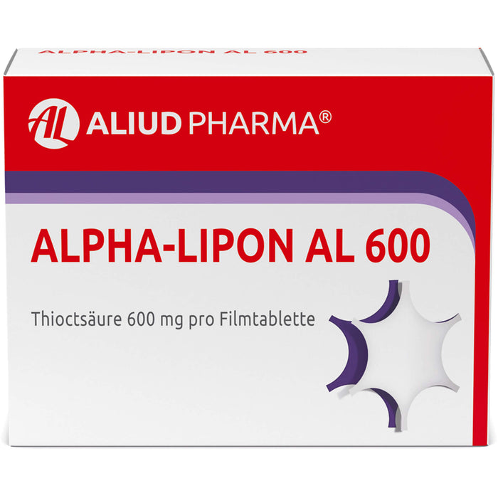 ALPHA-LIPON AL 600 Tabletten zur Behandlung von Missempfindungen bei diabetischer Nervenschädigung, 30 St. Tabletten