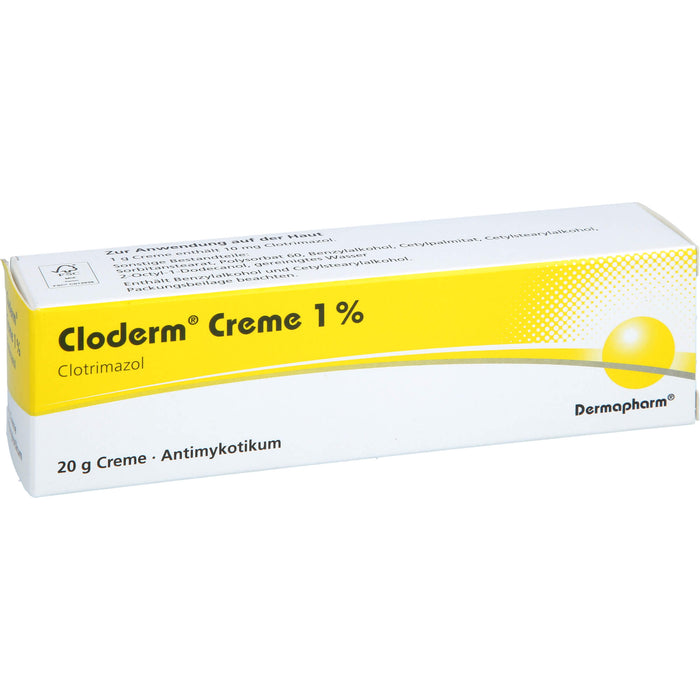 Cloderm Creme 1% Antimykotikum, 20 g Creme