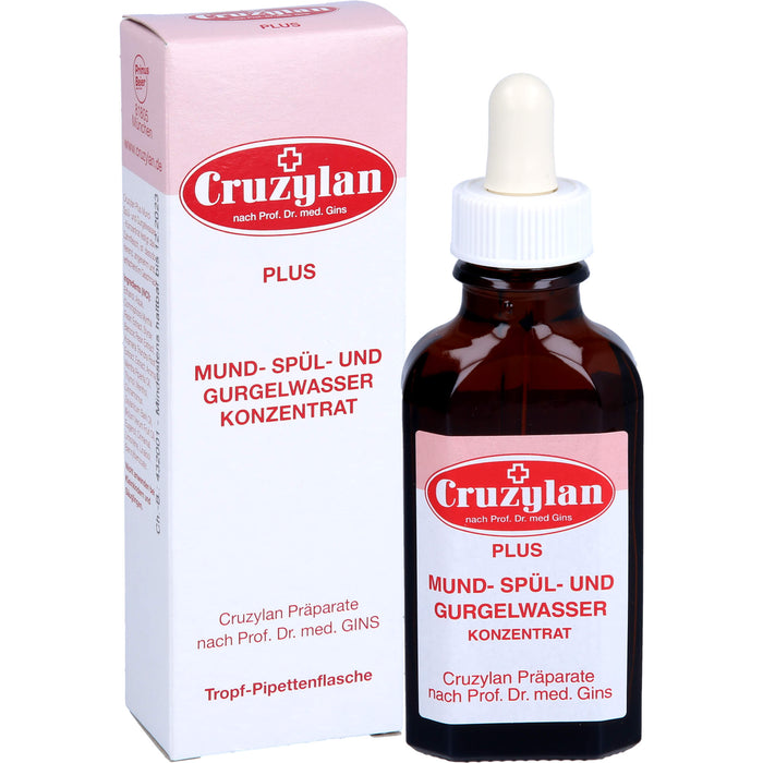 Cruzylan Plus Mund- Spül u.Gurgelwasserkonz.Pip Fl, 50 ml Lösung