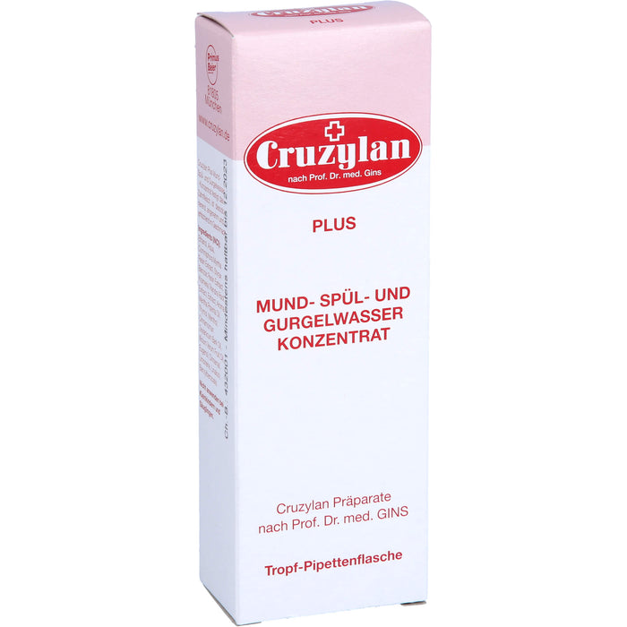 Cruzylan Plus Mund- Spül u.Gurgelwasserkonz.Pip Fl, 50 ml Lösung