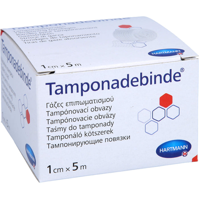 HARTMANN Tamponadebinde 5 m x 1 cm steril, 1 St. Tamponaden