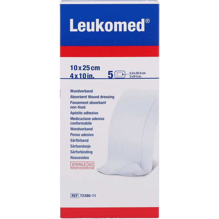 LEUKOMED STERILE PFLASTER 10x25 cm, 5 St PFL