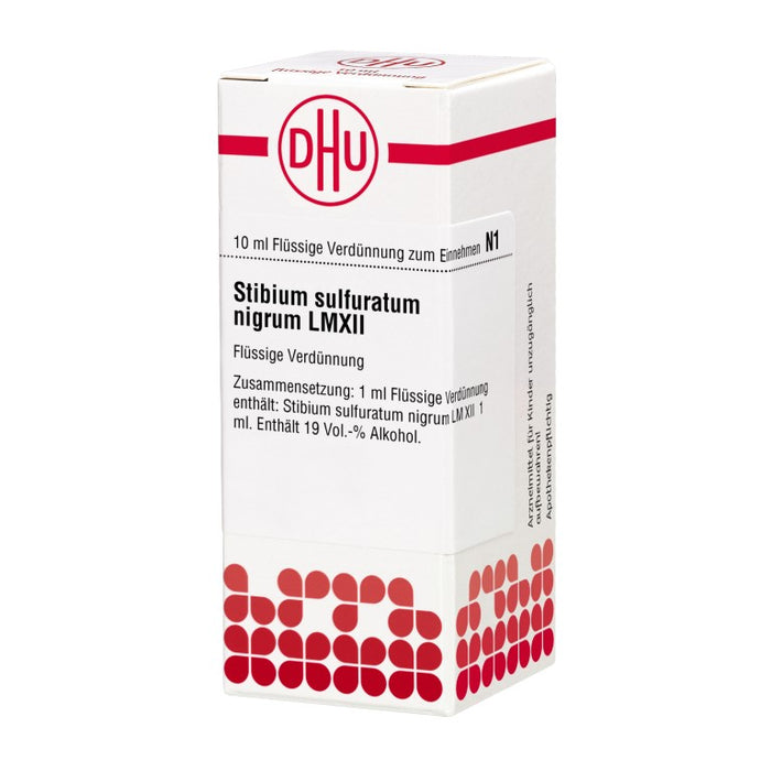 Stibium sulfuratum nigrum LM XII DHU Dilution, 10 ml Lösung