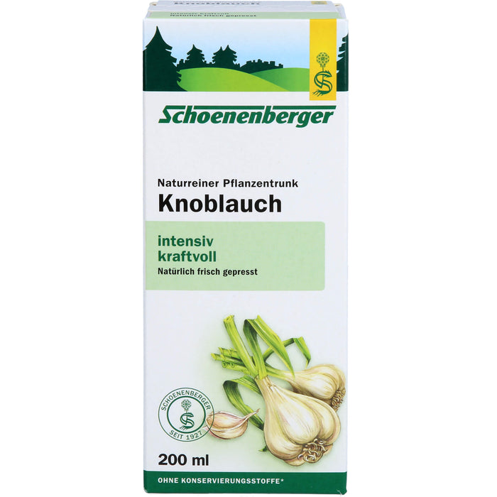 Schoenenberger Naturreiner Pflanzentrunk Knoblauch, 200 ml Lösung