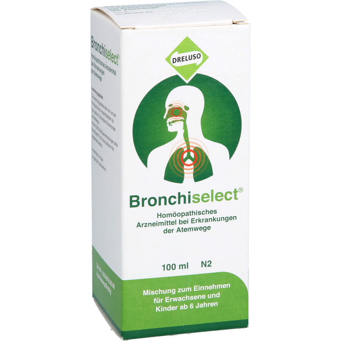 Bronchiselect Tropfen bei Erkrankungen der Atemwege, 100 ml Lösung