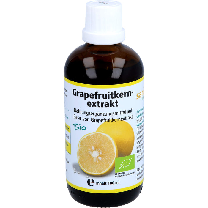 Sanitas Grapefruitkernextrakt-Bio Lösung, 100 ml Lösung