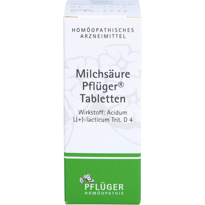 Pflüger Milchsäure Tabletten, 100 St. Tabletten