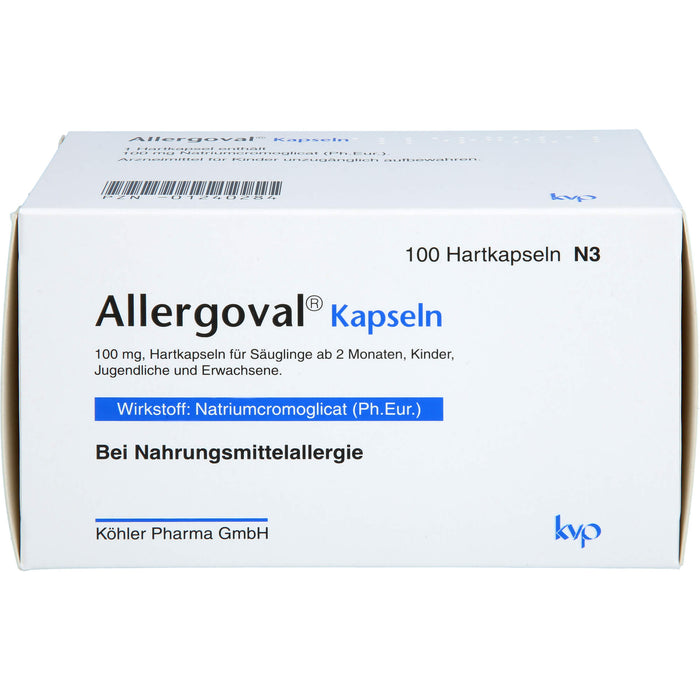 Allergoval Kapseln bei Nahrungsmittelallergie, 100 St. Kapseln