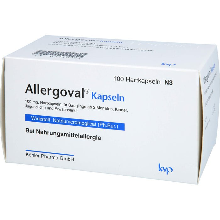 Allergoval Kapseln bei Nahrungsmittelallergie, 100 St. Kapseln