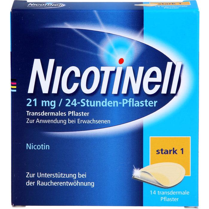 Nicotinell 21 mg / 24-Stunden-Pflaster Reimport EurimPharm, 14 St. Pflaster