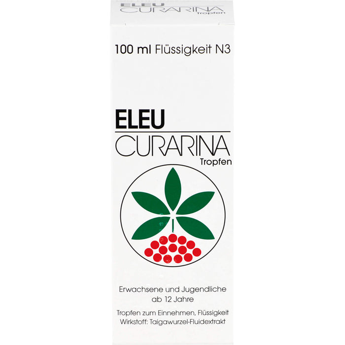 Eleu Curarina Tropfen bei Erschöpfungszuständen wie Müdigkeit und Schwäche, 100 ml Lösung