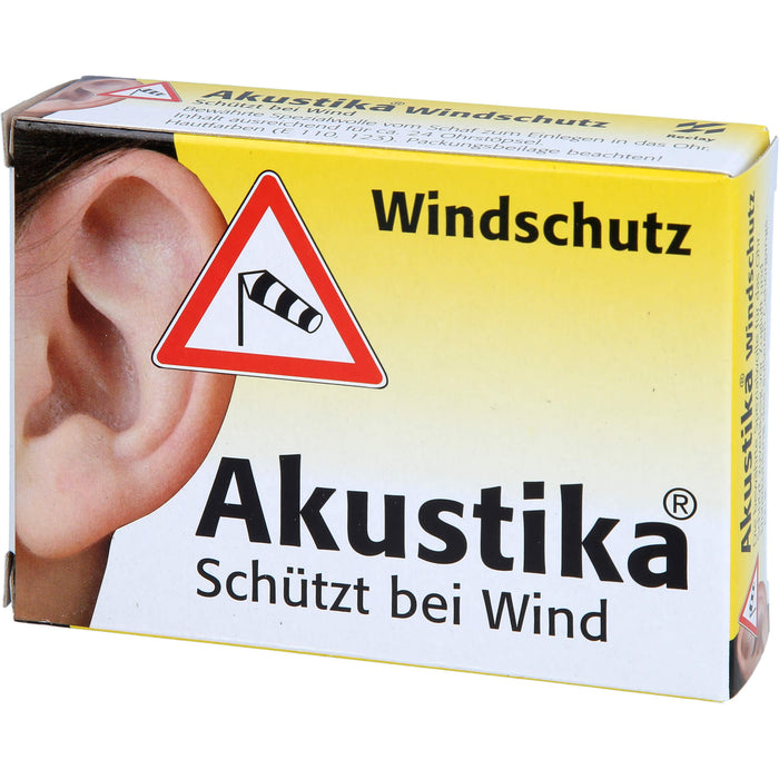 Akustika Windschutz Spezialwolle für das Ohr, 1 pcs. Pack