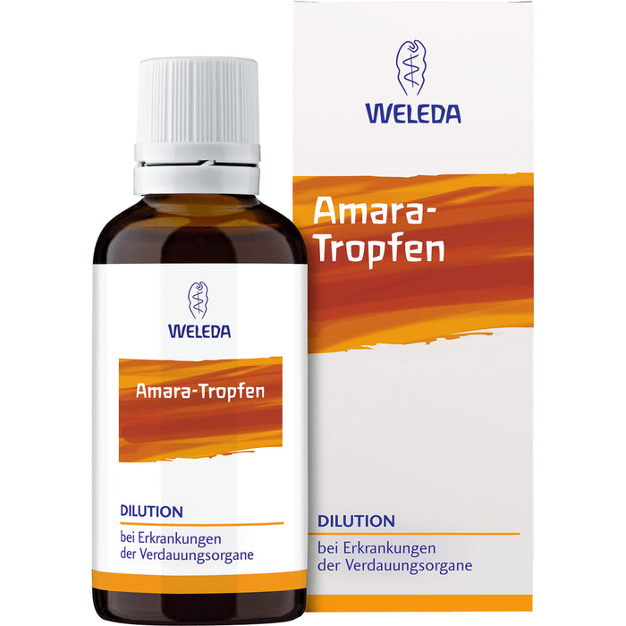 WELEDA Amara Tropfen bei Erkrankungen der Verdauungsorgane, 50 ml Lösung