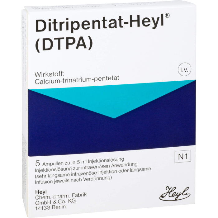 Ditripentat-Heyl (DTPA), 5 ml Lösung