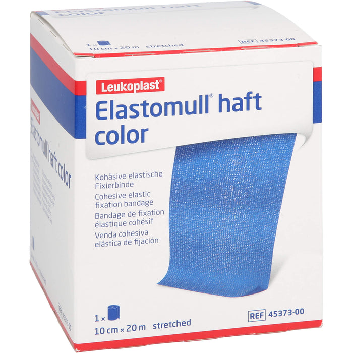 ELASTOMULL HAFT 20MX10CM color blau, 1 St BIN