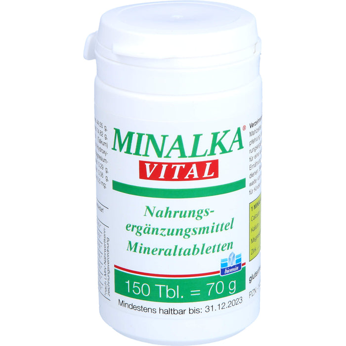 MINALKA vital Mineraltabletten, 150 St. Tabletten