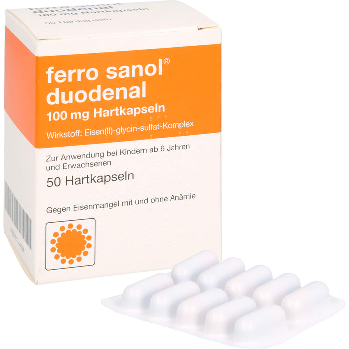 ferro sanol duodenal Kapseln gegen Eisenmangel, 50 St. Kapseln