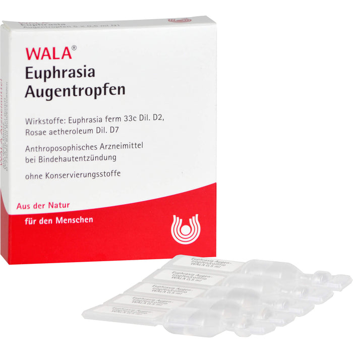 WALA Euphrasia Augentropfen, 5 St. Einzeldosispipetten