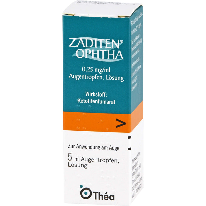 ZADITEN Ophta Augentropfen bei Heuschnupfen, 5 ml Lösung