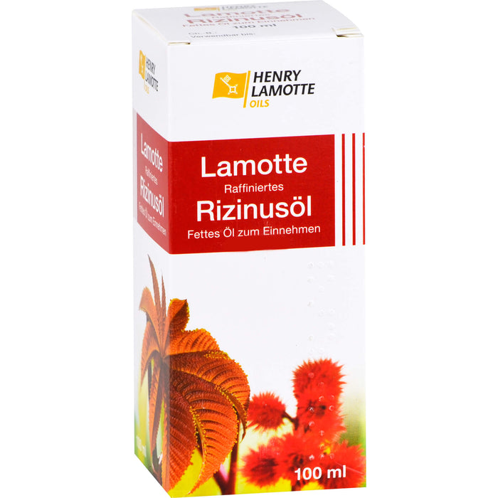 HENRY LAMOTTE Raffiniertes Rizinusöl zum Einnehmen, 100 ml Öl