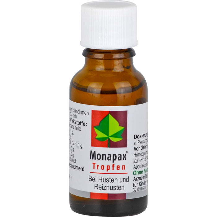 Monapax Tropfen bei Husten und Reizhusten, 20 ml Lösung