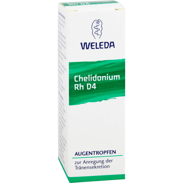 WELEDA Chelidonium Rh D4 Augentropfen zur Anregung der Tränensekretion, 10 ml Lösung