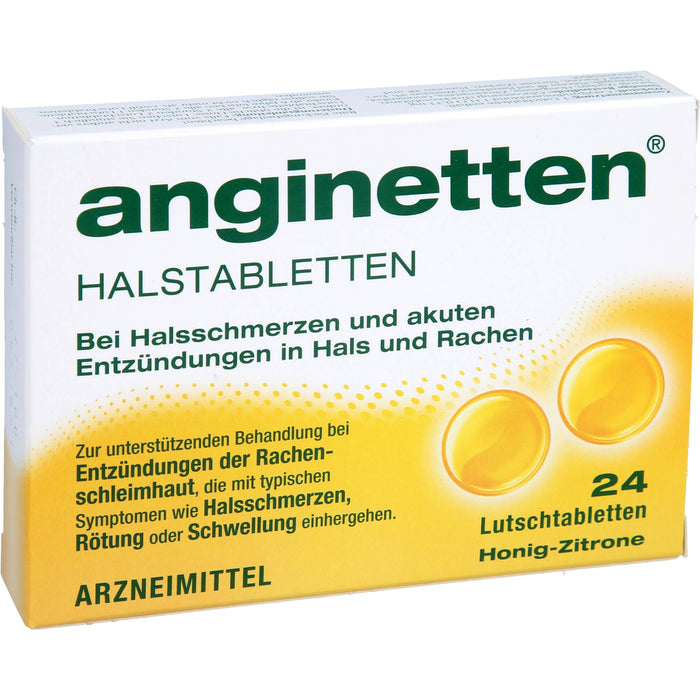 anginetten Halstabletten, 24 St. Tabletten