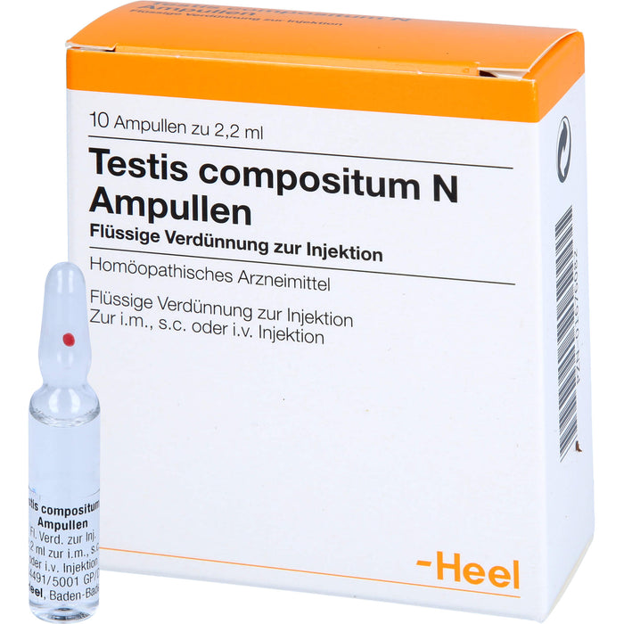 Heel Testis compositum N Ampullen, 10 St. Ampullen