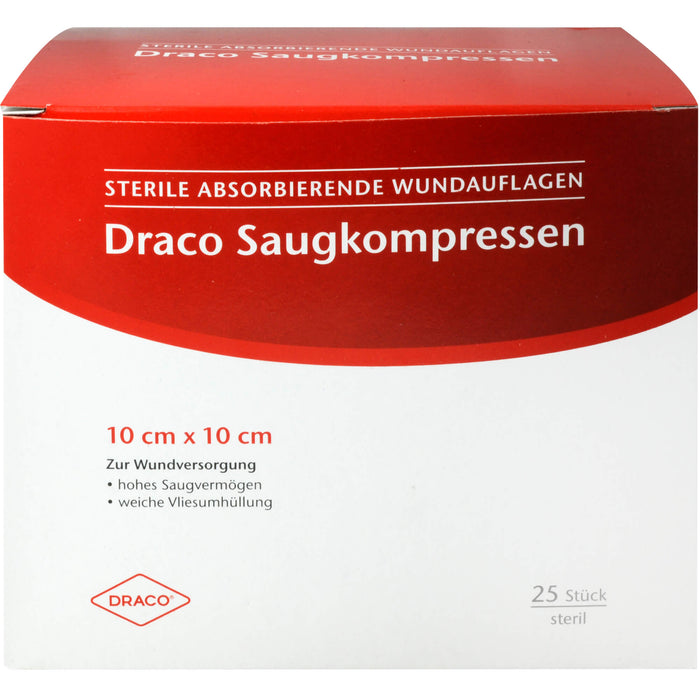 Saugkompressen steril 10x10cm, 25 St KOM