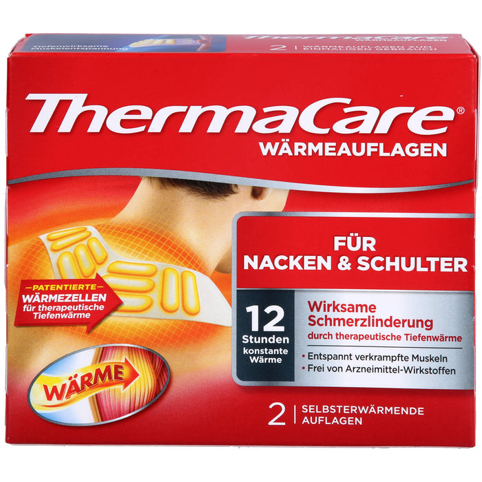 ThermaCare Wärmeauflagen für Nacken & Schulter, 2 St. Pflaster