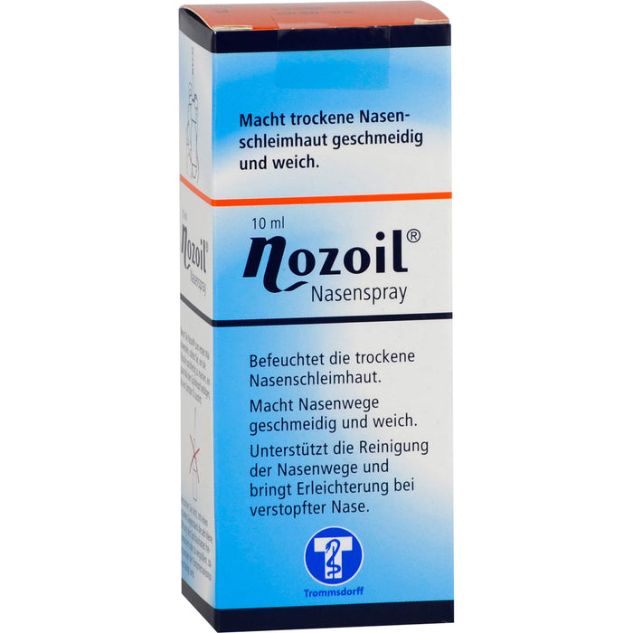 Nozoil Nasenspray befeuchtet die trockene Nasenschleimhaut, 10 ml Lösung