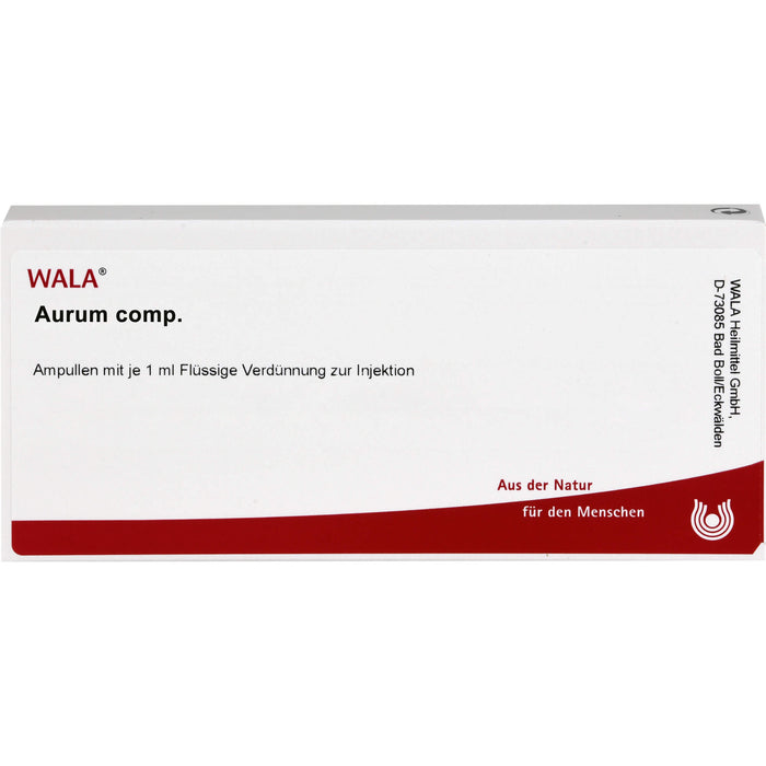 Aurum comp. Wala Ampullen, 10X1 ml AMP