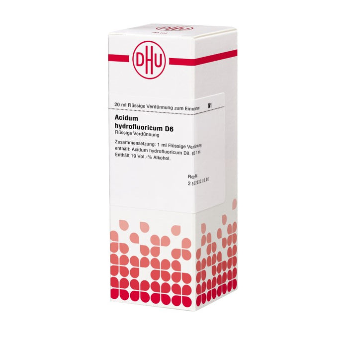 DHU Acidum hydrofluoricum D6 Dilution, 20 ml Lösung