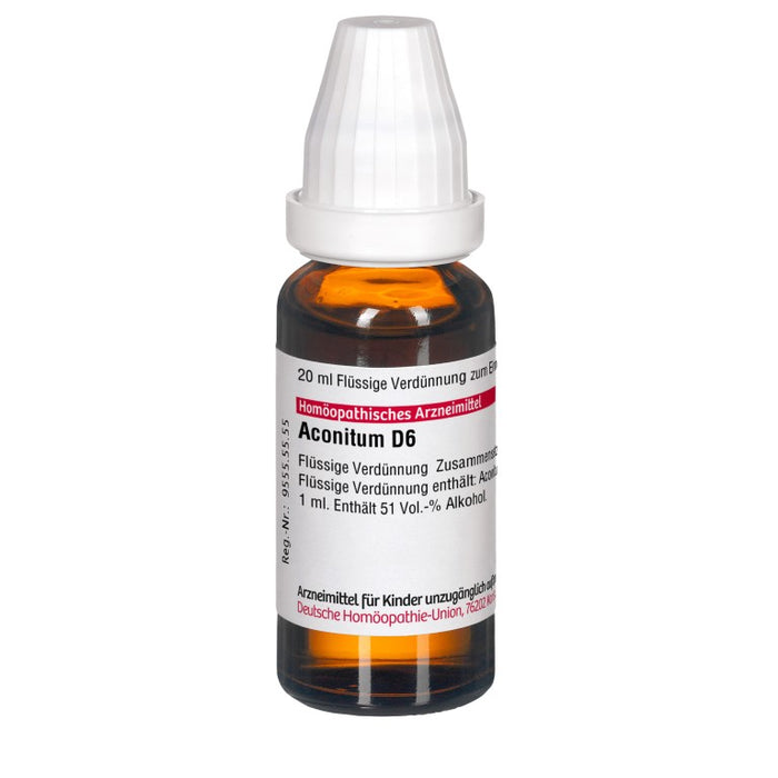 DHU Aconitum D6 Dilution, 20 ml Lösung