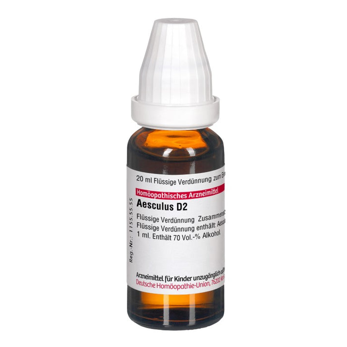 DHU Aesculus D2 Dilution, 20 ml Lösung