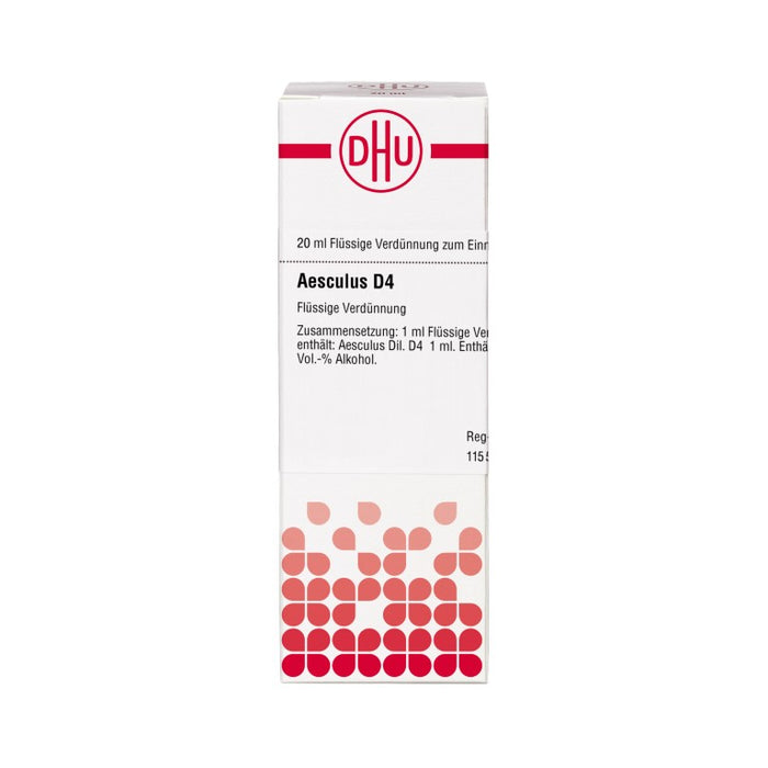 DHU Aesculus D4 Dilution, 20 ml Lösung