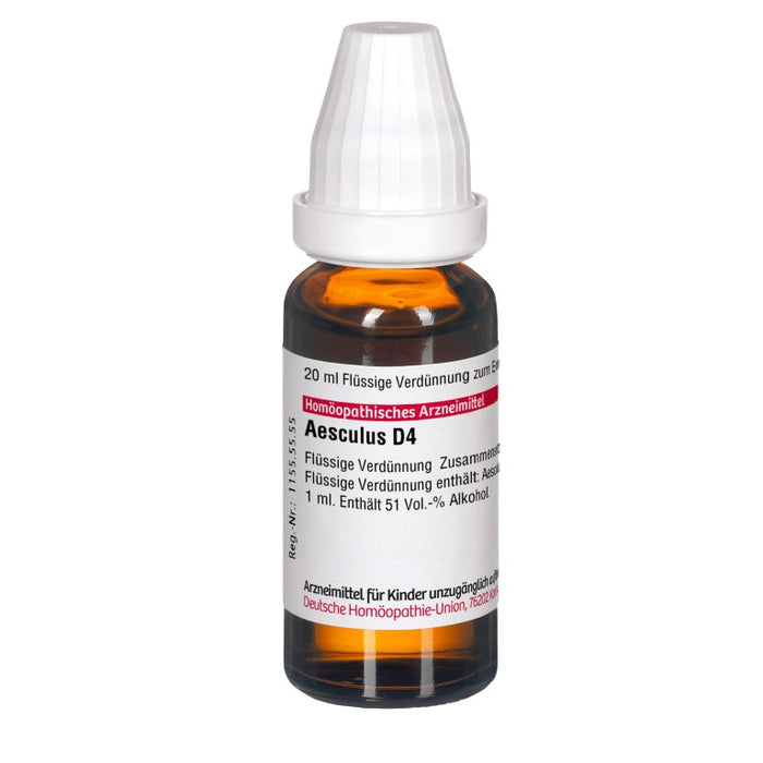 DHU Aesculus D4 Dilution, 20 ml Lösung