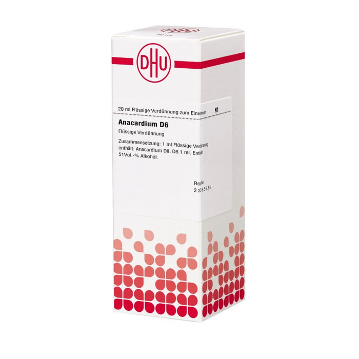 DHU Anacardium D6 Dilution, 20 ml Lösung