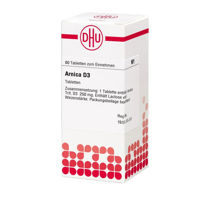 DHU Arnica D3 Tabletten, 80 St. Tabletten