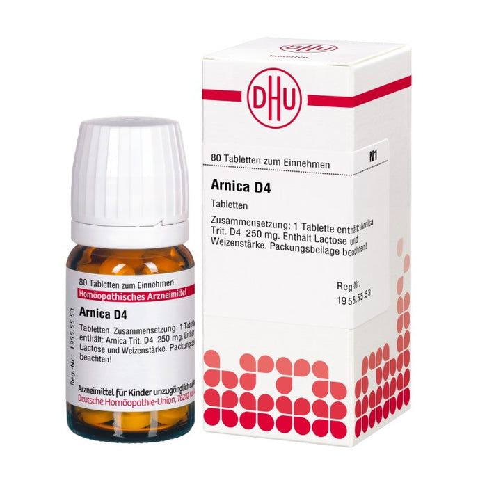 DHU Arnica D4 Tabletten, 80 St. Tabletten