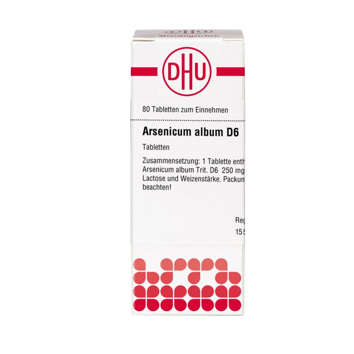 DHU Arsenicum album D6 Tabletten, 80 St. Tabletten