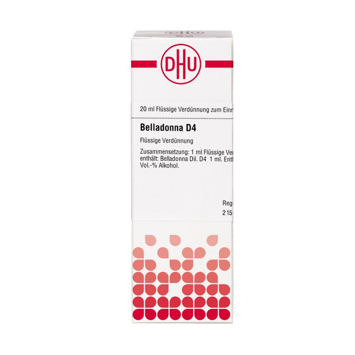 Belladonna D4 DHU Dilution, 20 ml Lösung