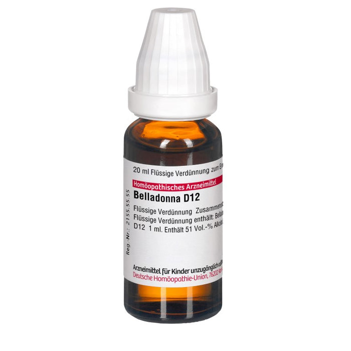 Belladonna D12 DHU Dilution, 20 ml Lösung