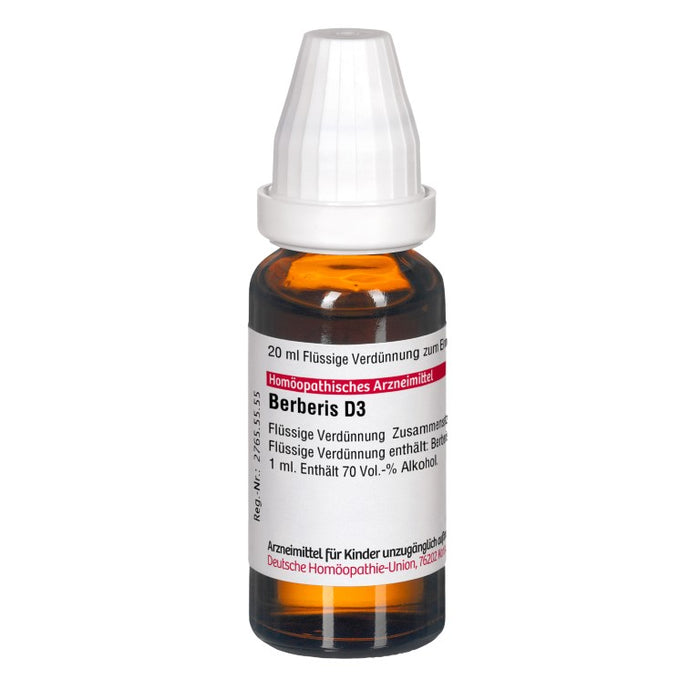 Berberis D3 DHU Dilution, 20 ml Lösung