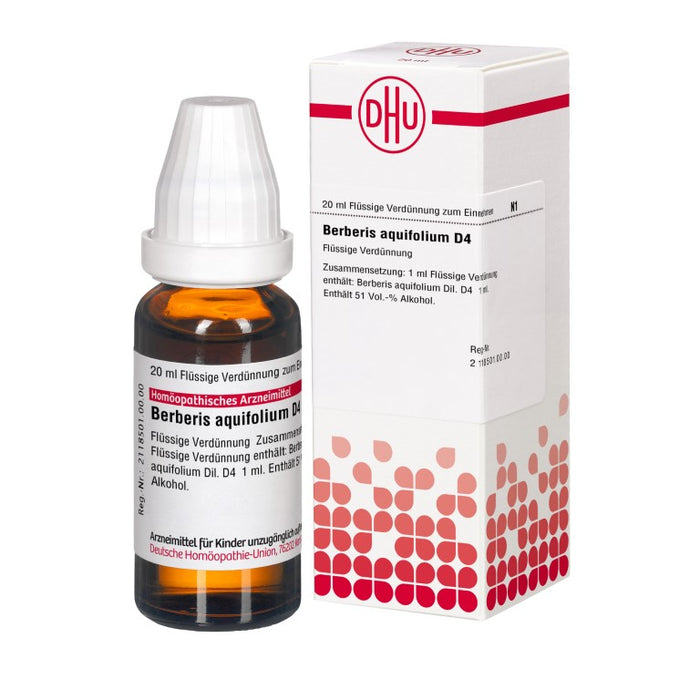 DHU Berberis aquifolium D4 Dilution, 20 ml Lösung