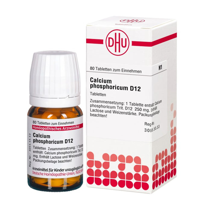 DHU Calcium phosphoricum D12 Tabletten, 80 St. Tabletten