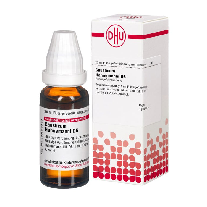 DHU Causticum Hahnemanni D6 Dilution, 20 ml Lösung