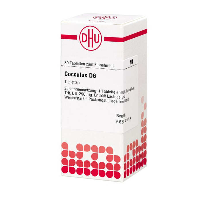 Cocculus D6 DHU Tabletten, 80 St. Tabletten