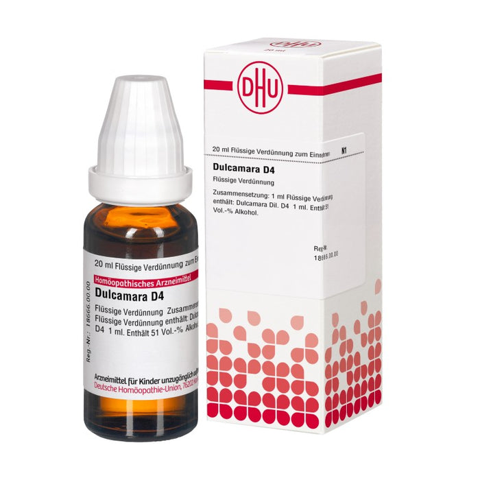 Dulcamara D4 DHU Dilution, 20 ml Lösung